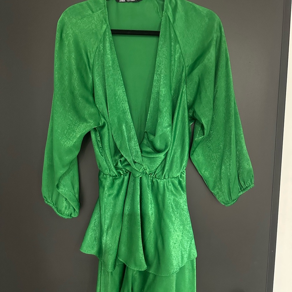 Zara Vibrant Green Women's Robe